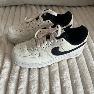 Nike Women’s AF1 Air Force 1 Size 5.5 in Coconut/Black (Custom)